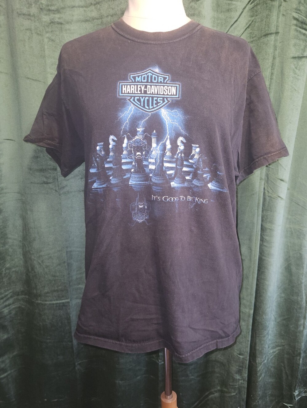 Vintage Harley Davidson It's Good To Be King Tee